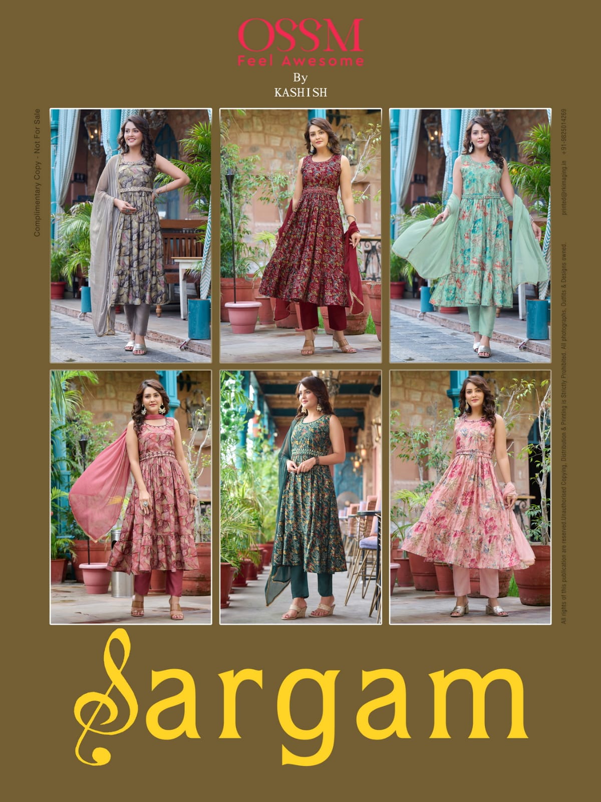 Sargam By Ossm Naira Cut Readymade Suits Catalog
